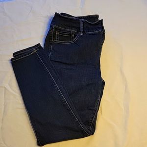 TORRID dark denim jeans jeggings 3 buttons